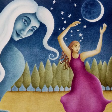 Greeting Card – Moonlight