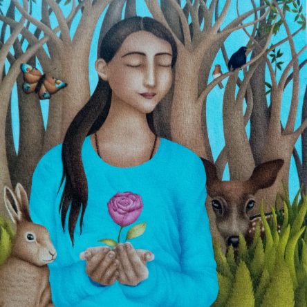 Greeting Card – Rose